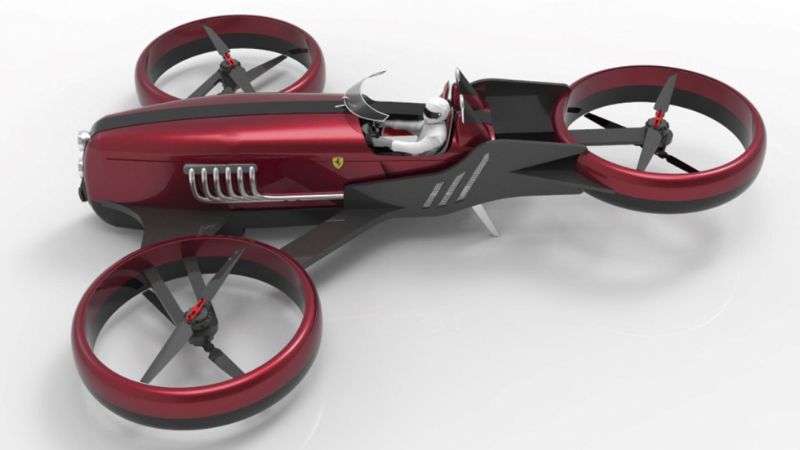 FD-One: Get Impressed By The New Ferrari's Flying Car Concept
