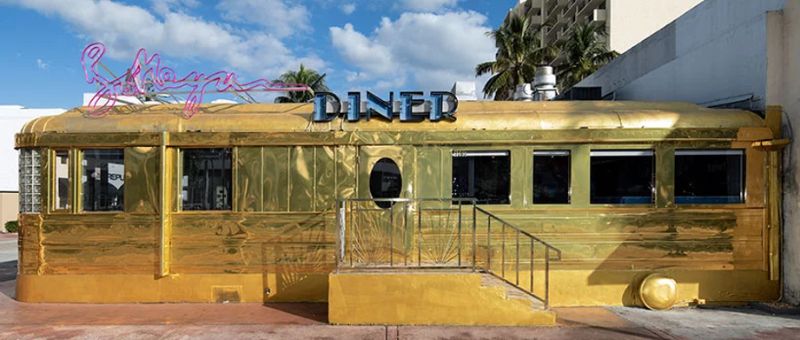 Bottega Veneta’s Golden Classic Miami Diner