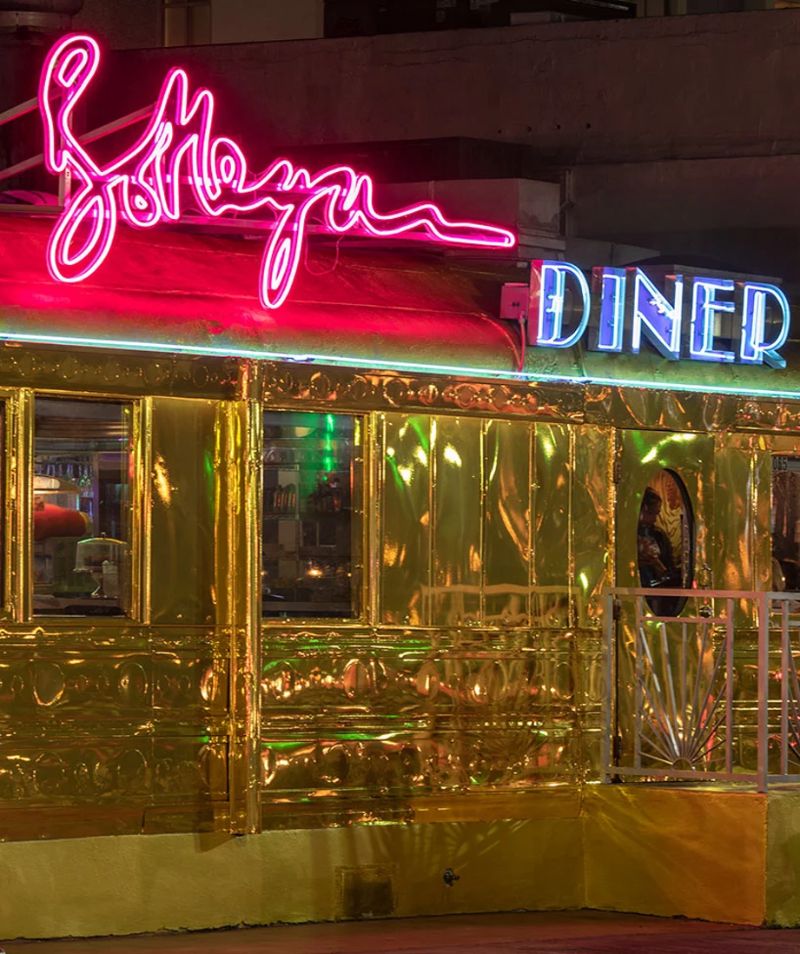 Bottega Veneta’s Golden Classic Miami Diner