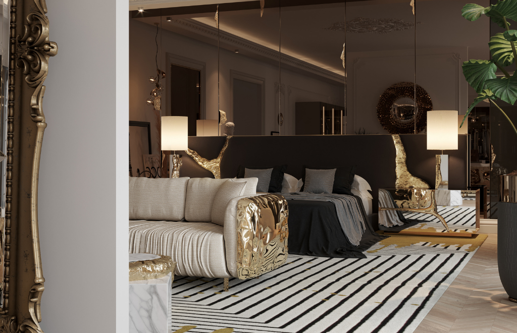 Inside An Opulent Luxury Penthouse’s Master Suite