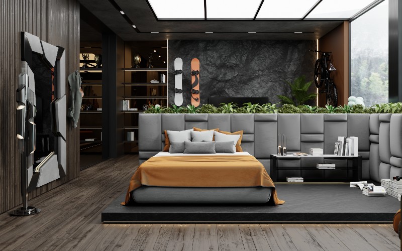 An Executive Gentleman’s Goal Master Bedroom Design