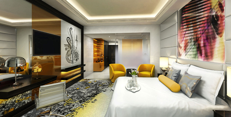 Hard Rock Hotel Dubai Hotel Interior Design Projects By HBA تصميم داخلي