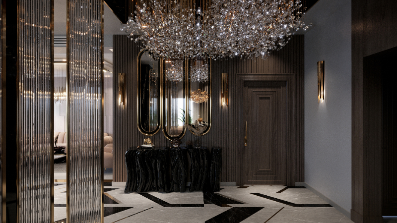 Grand Apartment Interior Design in Egypt by Aya Al Ansari التصميم الداخلي للشقة